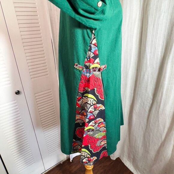 Menina | Women’s | Dresses | M | Rustic Boutique Mini Hunter Green Boho Chic Lon - Picture 6 of 6